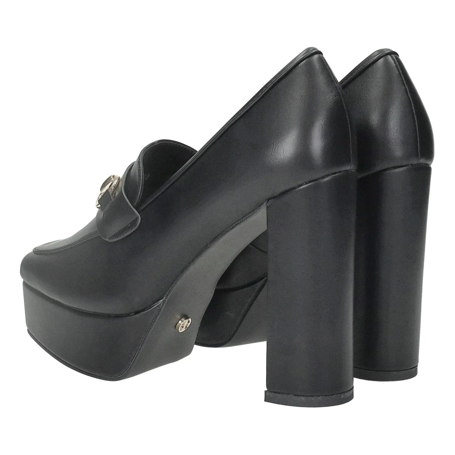 Mocassini con morsetto. Tacco alto 12cm