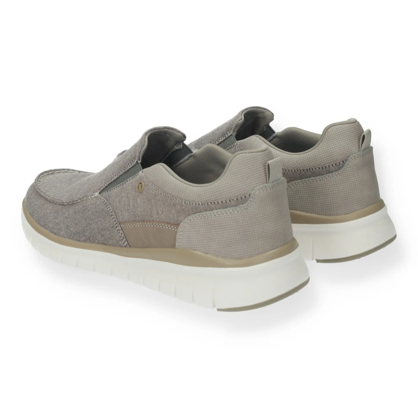 Mocassini con suola dentellata.sottopiede in Memory Active