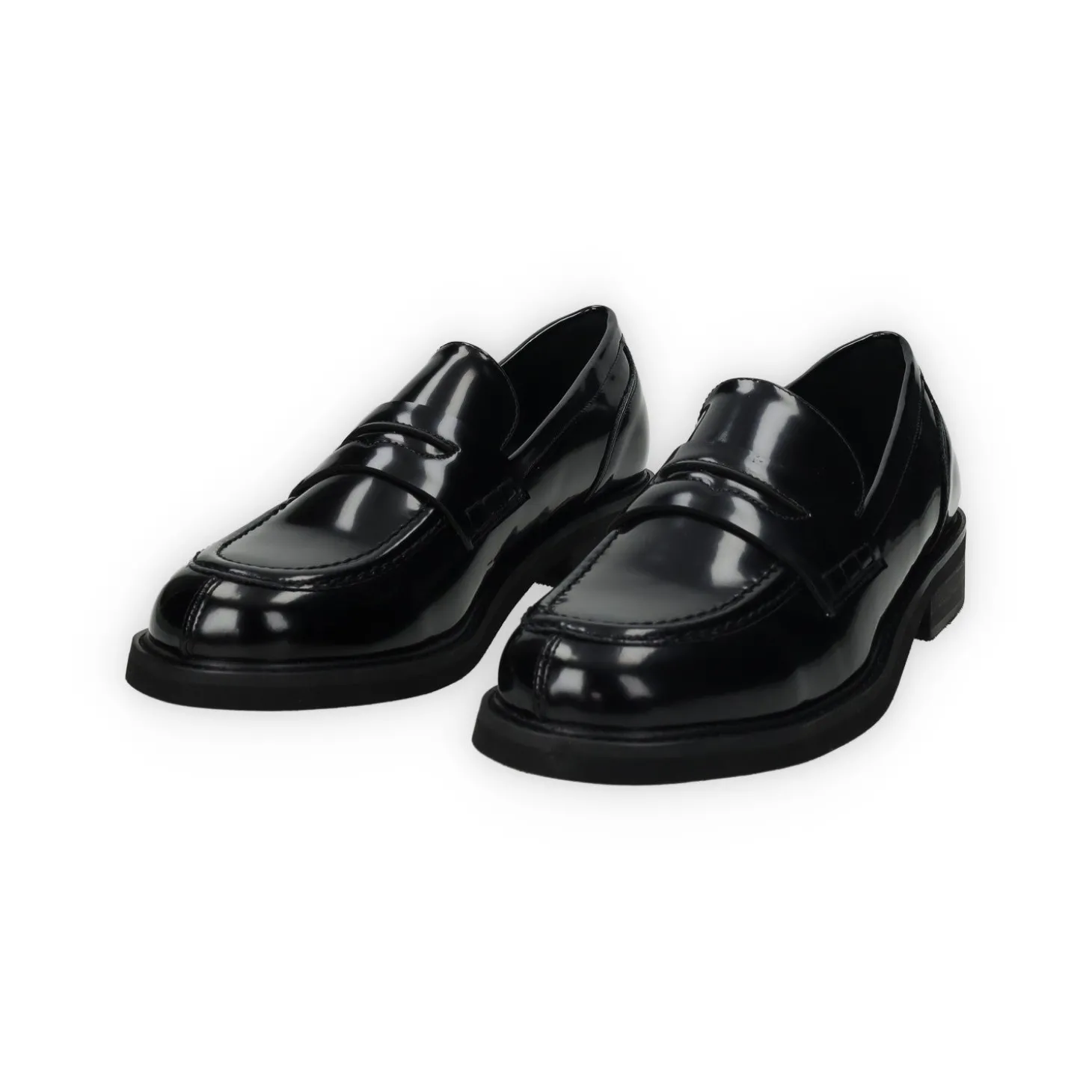 Mocassini con tacco. Tacco alto 3cm