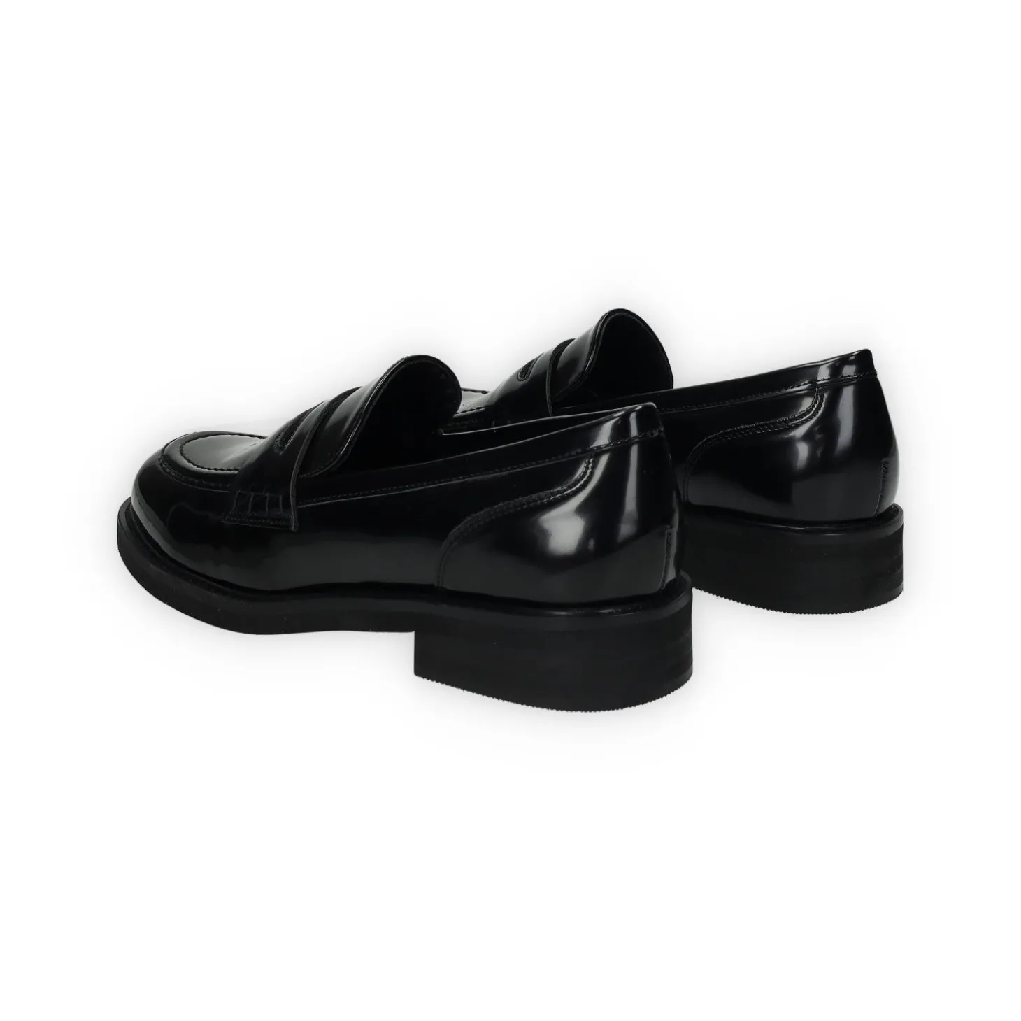 Mocassini con tacco. Tacco alto 3cm