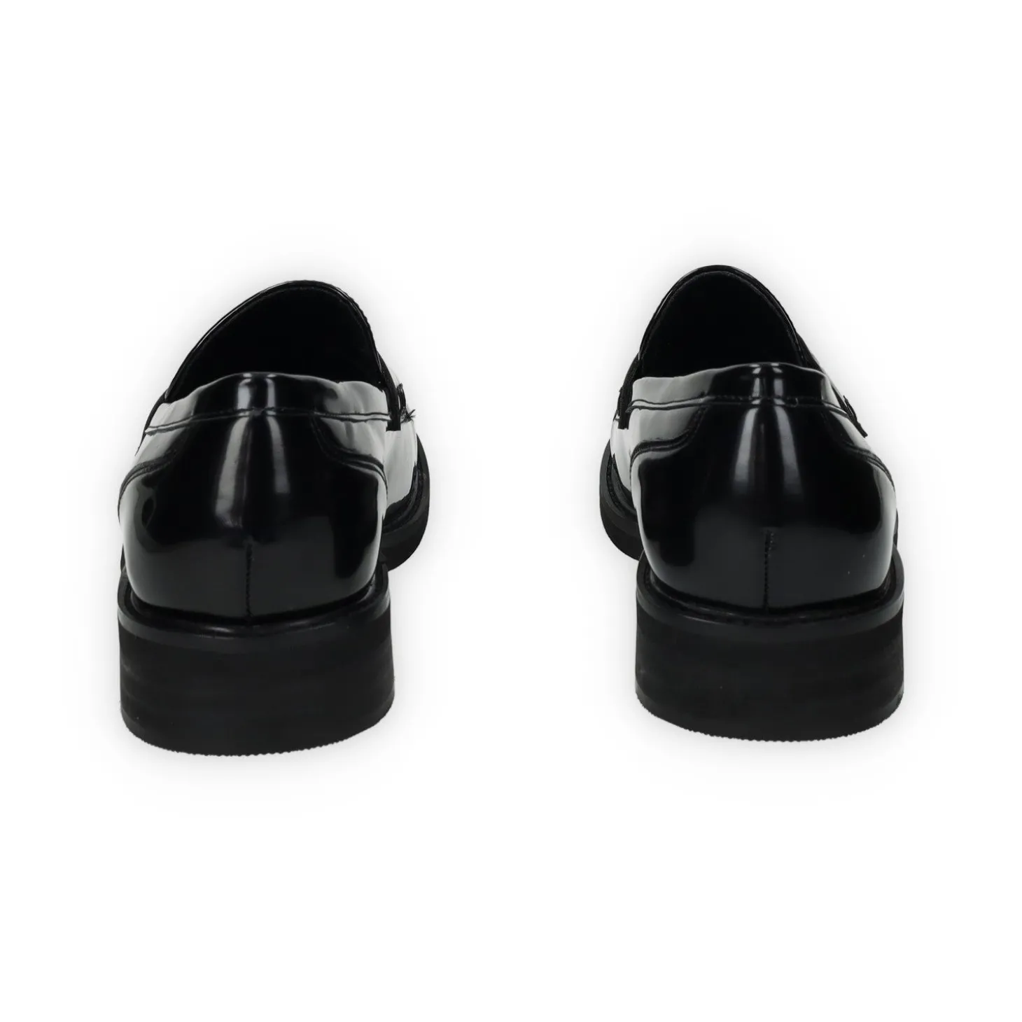 Mocassini con tacco. Tacco alto 3cm