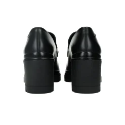 Mocassini donna con morsetto. Tacco alto 6 cm