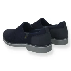 Mocassini in tessuto stretch. sottopiede in Memory Active