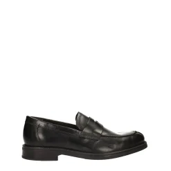 Mocassini in vera pelle con suola in gomma