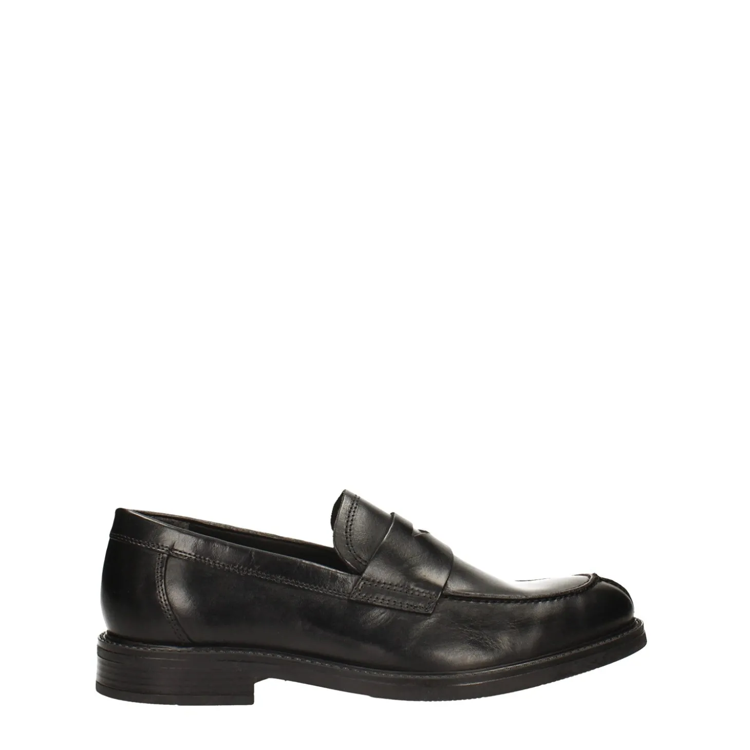 Mocassini in vera pelle con suola in gomma