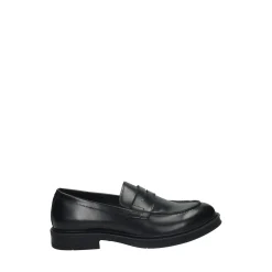 Mocassini in vera pelle con suola in gomma