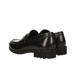 Mocassini in vera pelle. suola in gomma