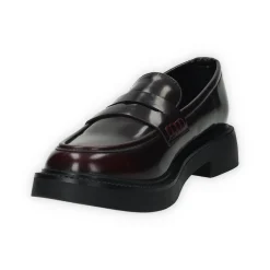 Mocassini in vernice con fondo alto 3cm