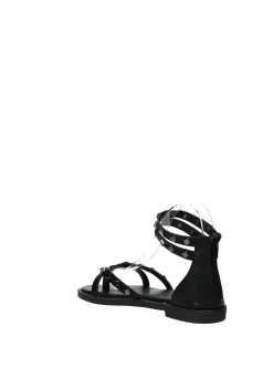 Sandali con borchie quadrate