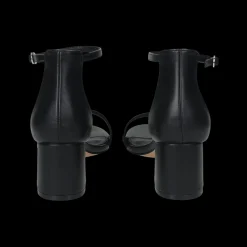 Sandali con cinturino alla caviglia.Tacco alto 5 cm