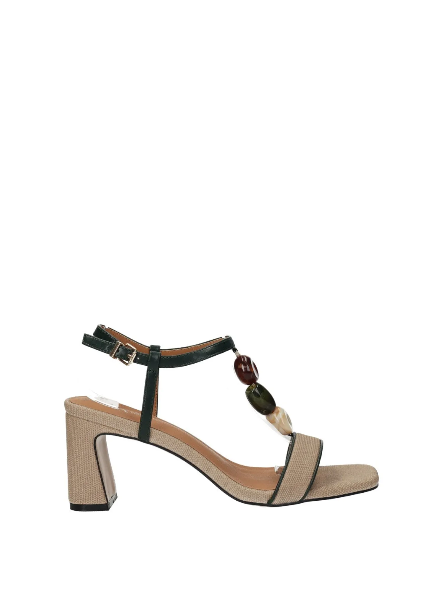 Sandali con dettaglio pietre