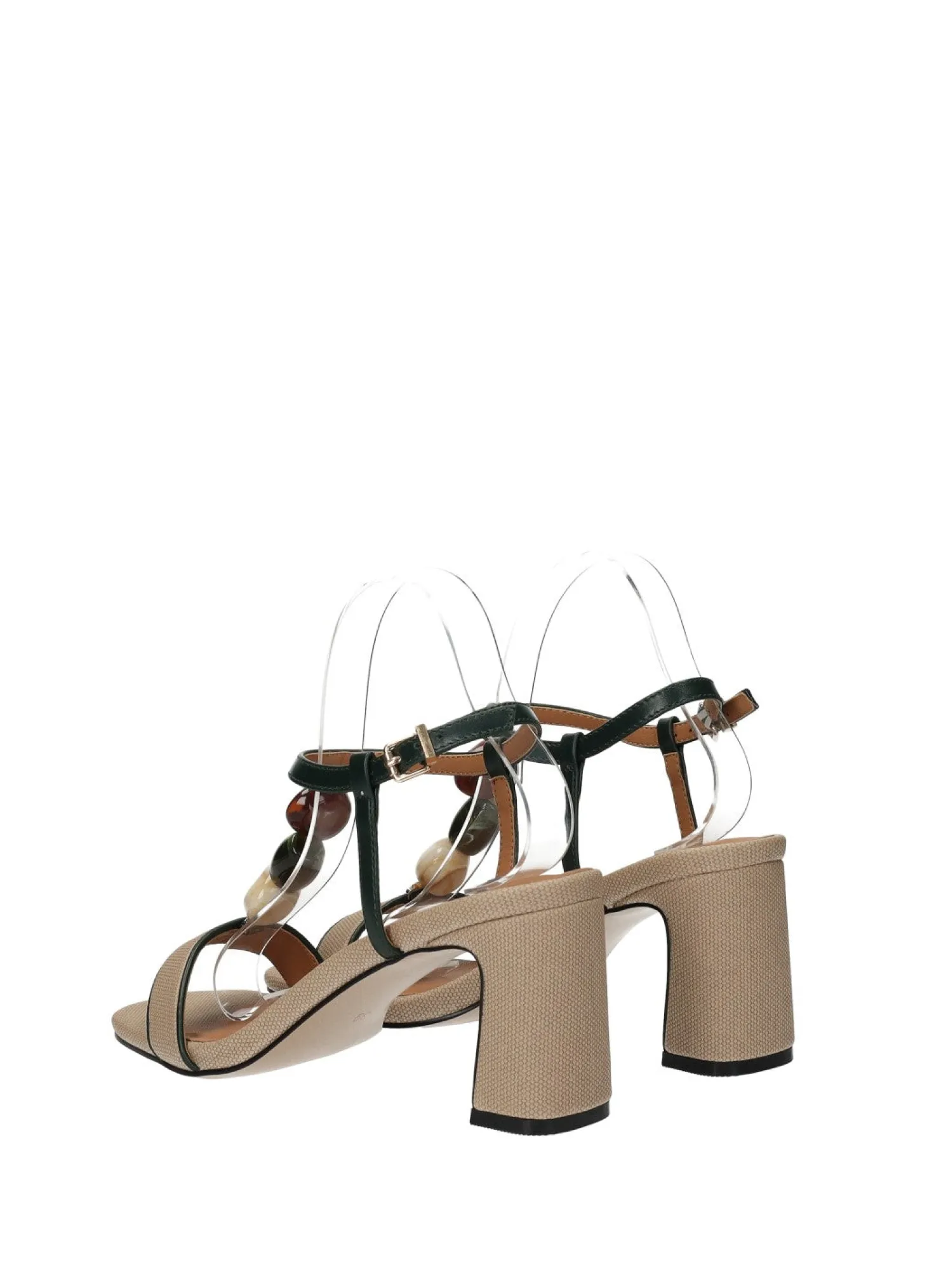 Sandali con dettaglio pietre