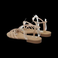 Sandali con dettaglio strass.