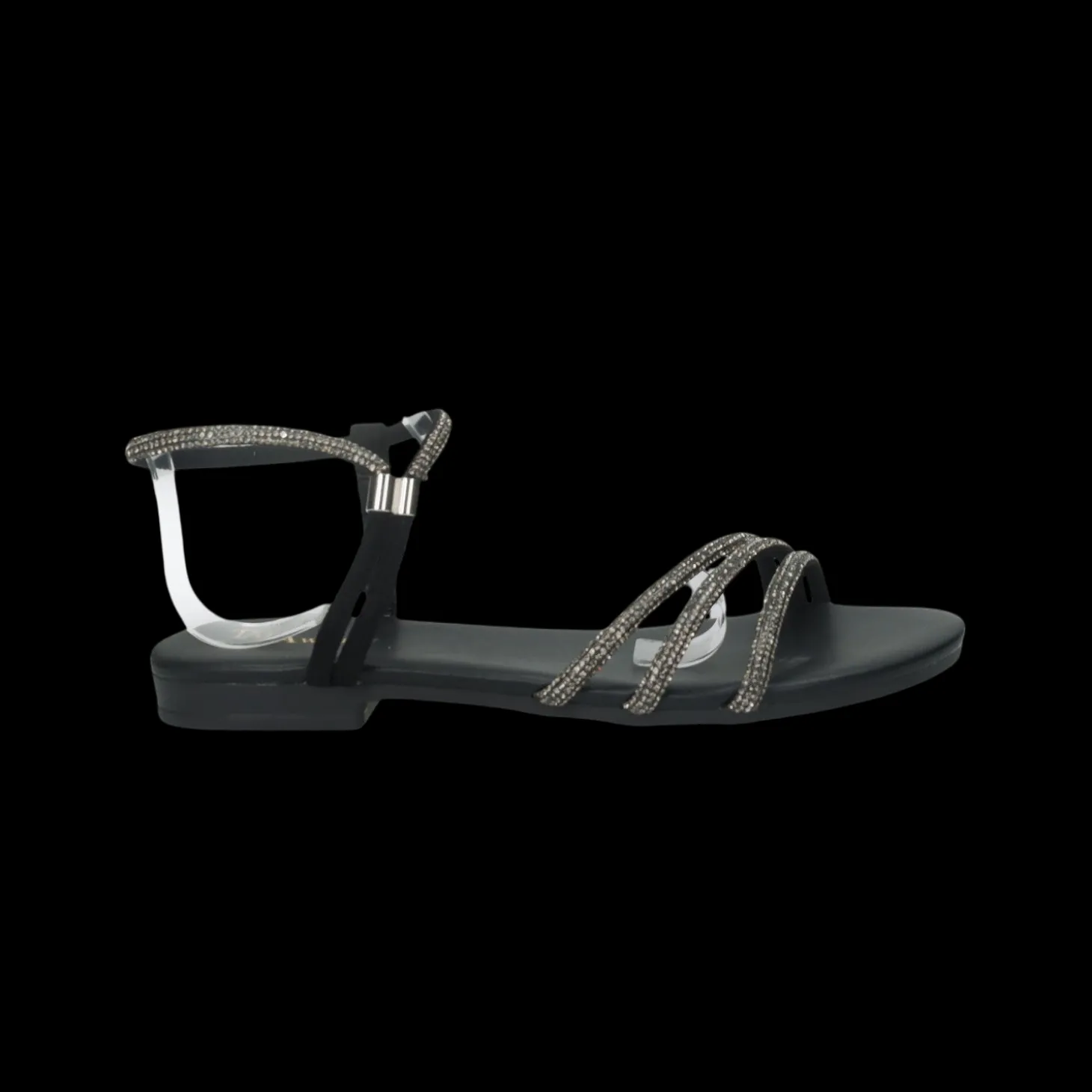 Sandali con dettaglio strass.