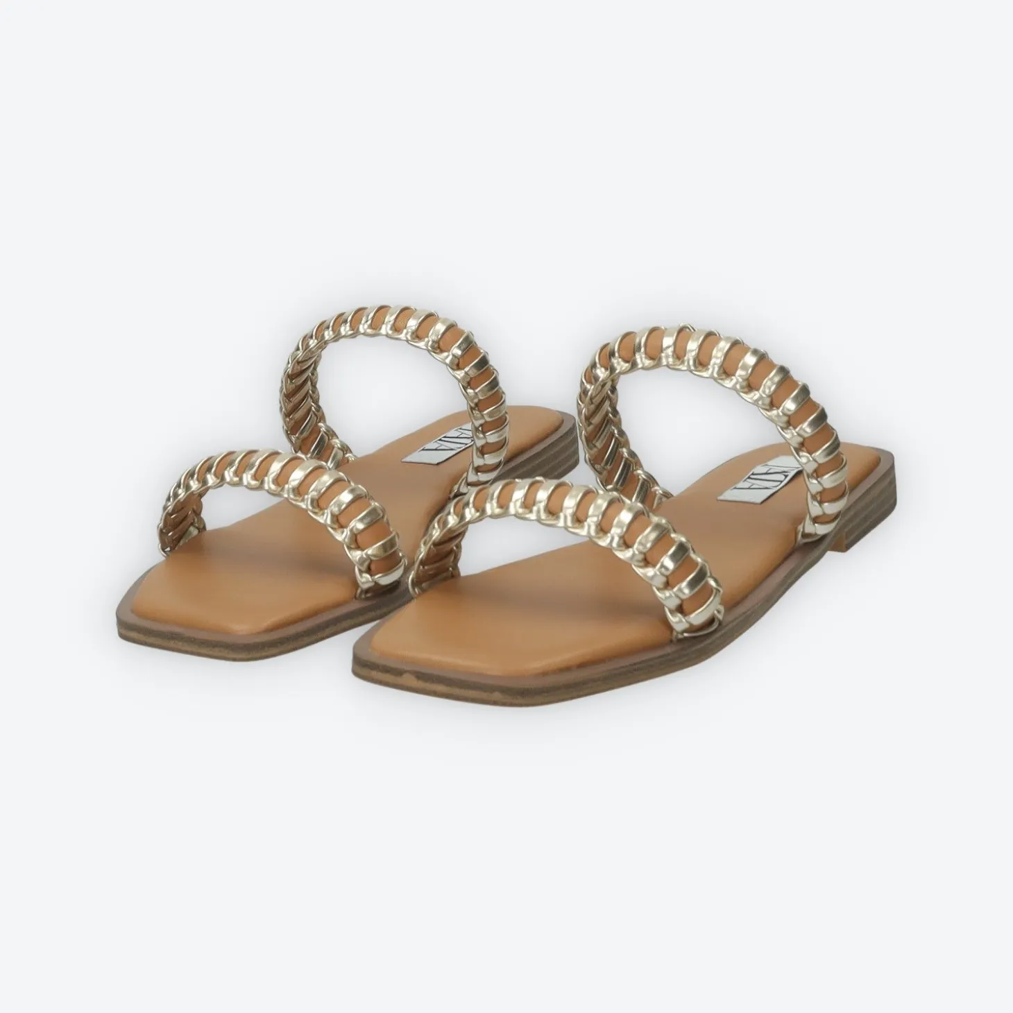 Sandali con doppio listino. Tacco alto 8cm