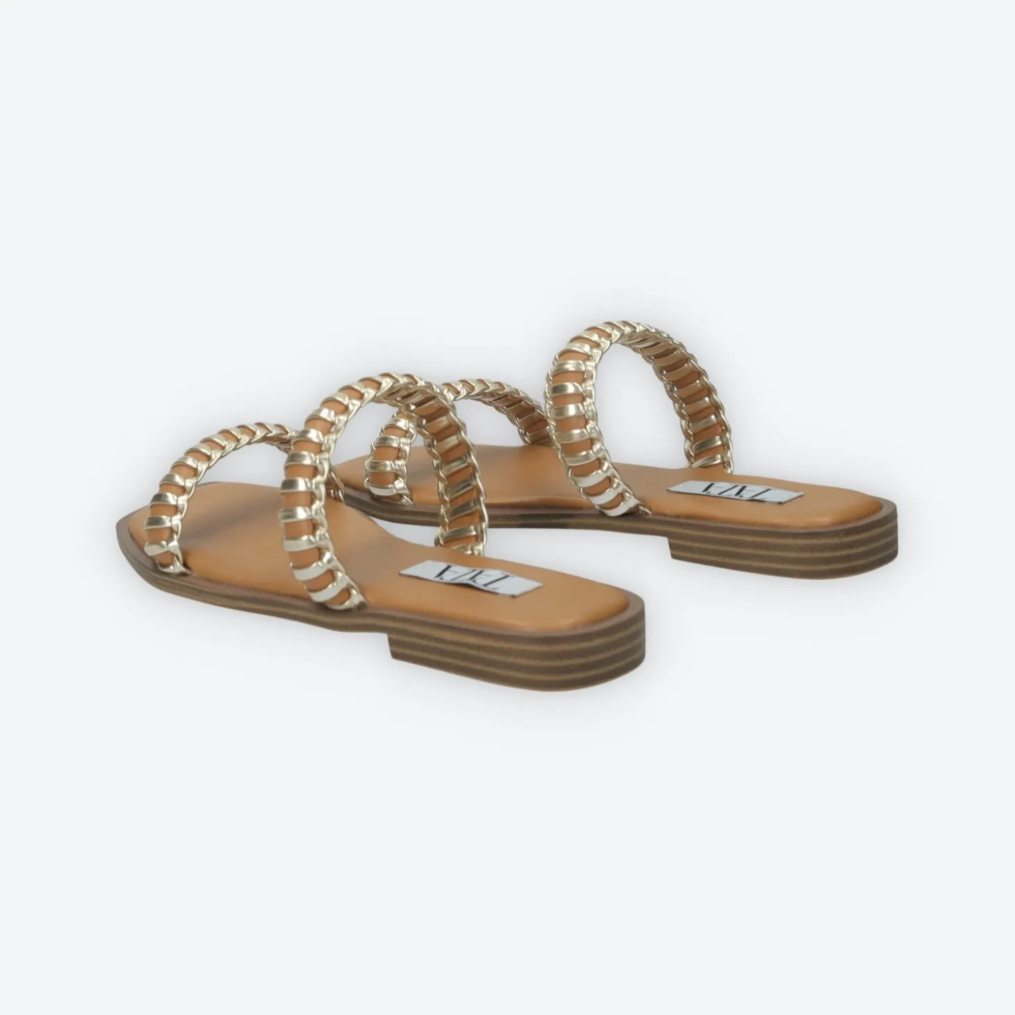 Sandali con doppio listino. Tacco alto 8cm