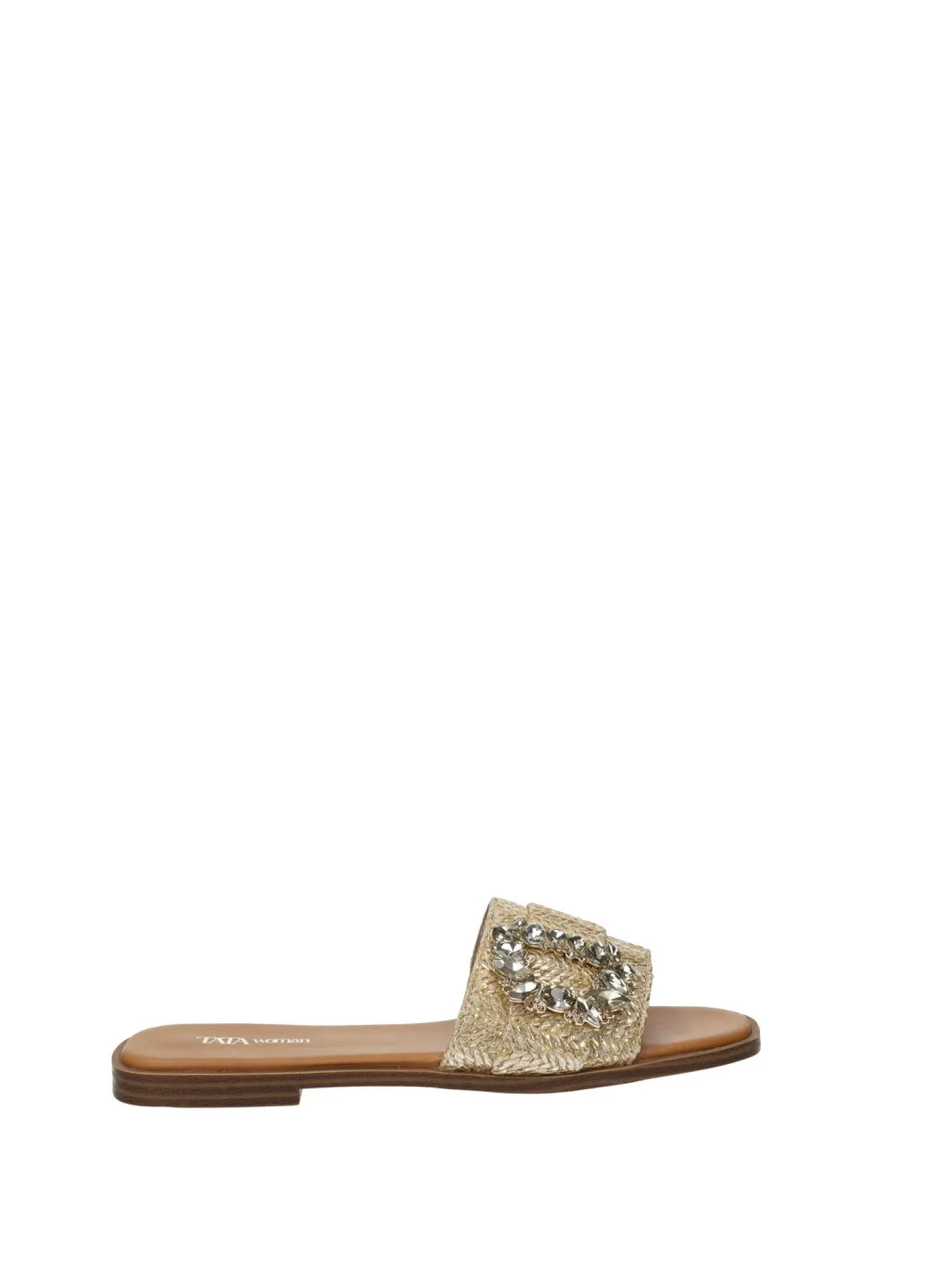 Sandali con fibbia gioiello