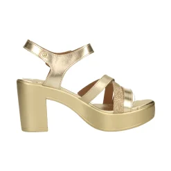 Sandali con intreccio sul davanti. Tacco alto 8.5cm