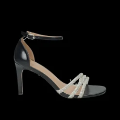 Sandali con listini in strass.Tacco alto 10cm