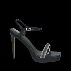 Sandali con listini in strass.Tacco alto 10cm