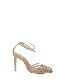 Sandali con listini incrociati