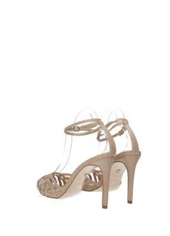 Sandali con listini incrociati