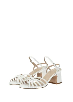 Sandali con listini incrociati