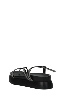 Sandali con listini strass