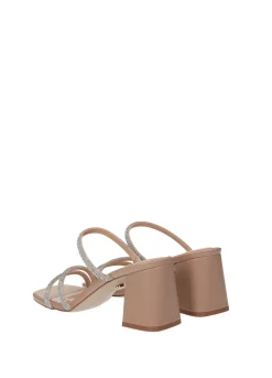 Sandali con listini strass