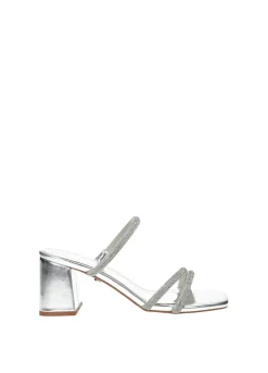 Sandali con listini strass