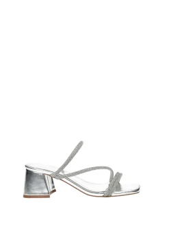 Sandali con listini strass