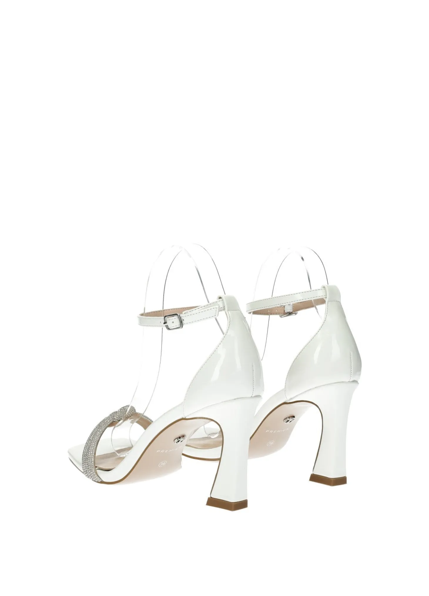 Sandali con listini strass