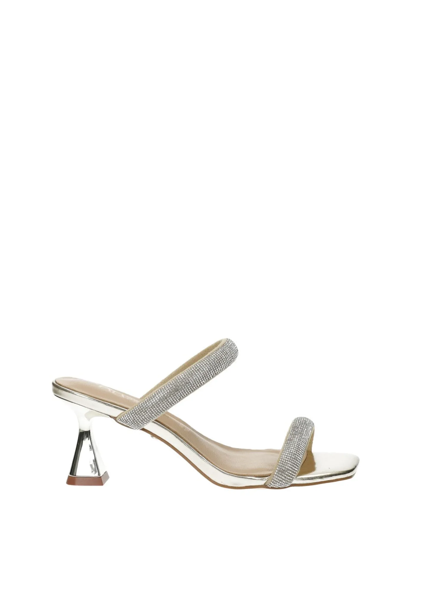 Sandali con listini strass