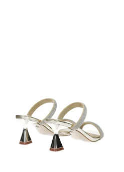 Sandali con listini strass