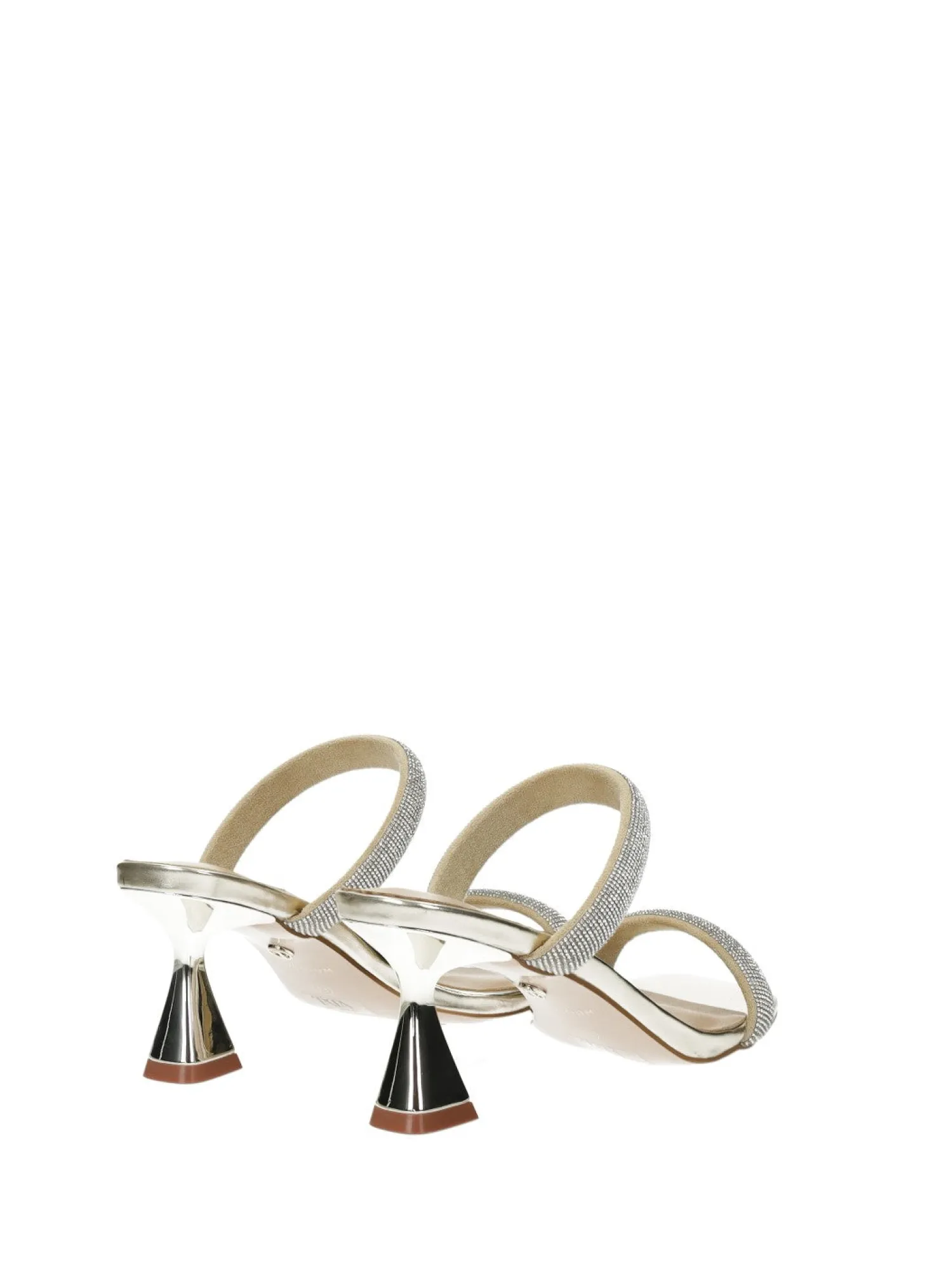 Sandali con listini strass