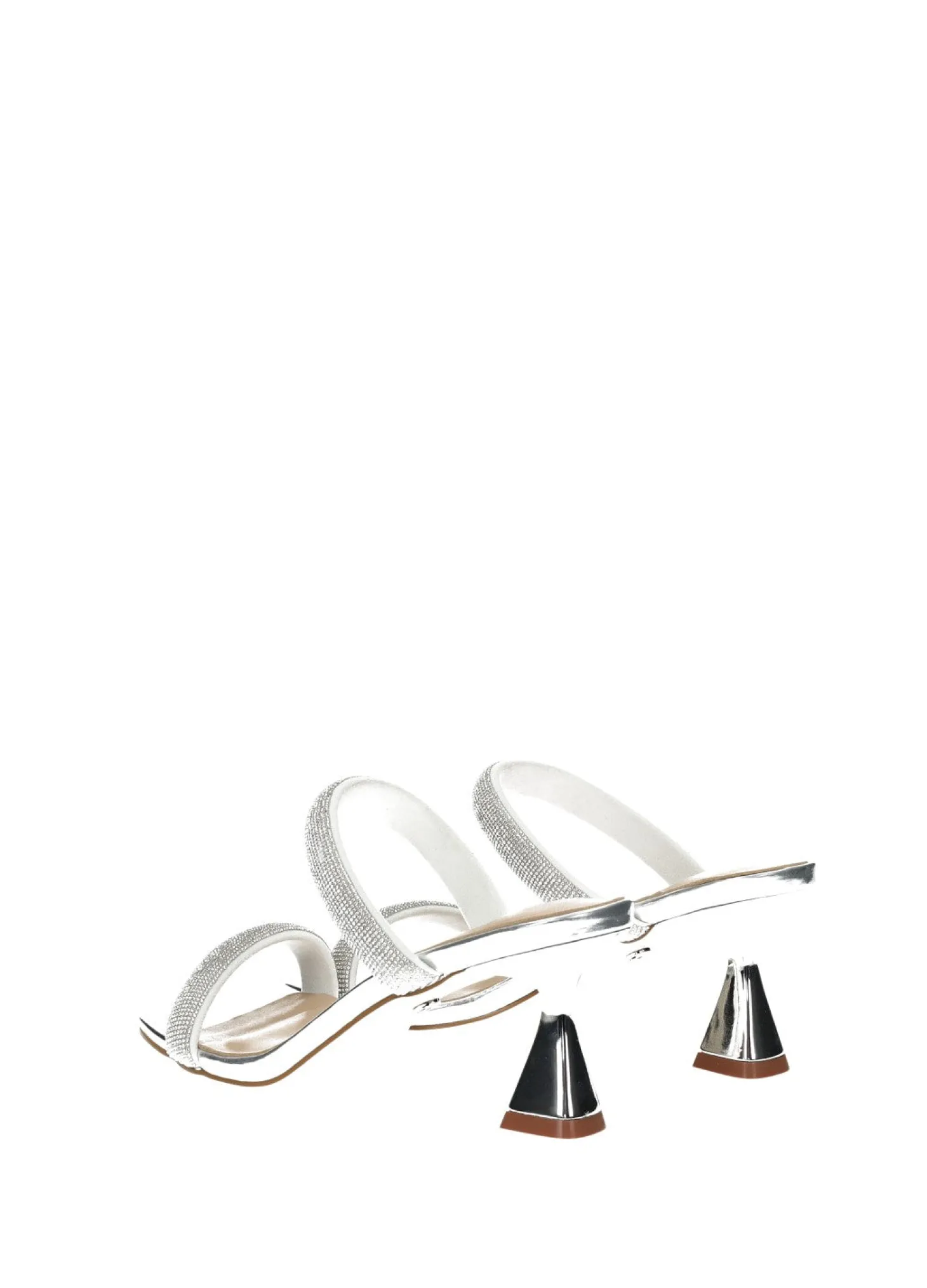 Sandali con listini strass