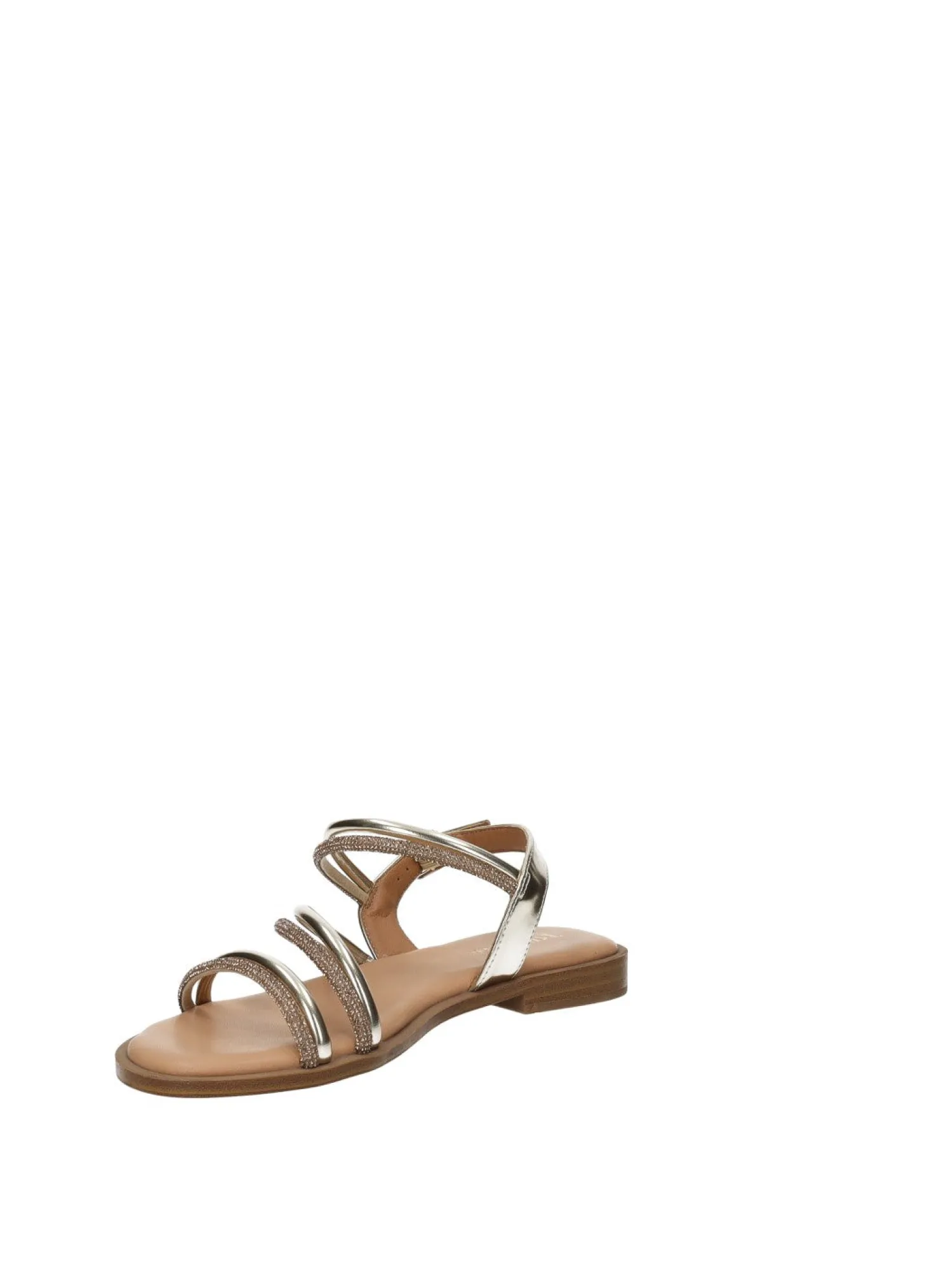 Sandali con listini strass