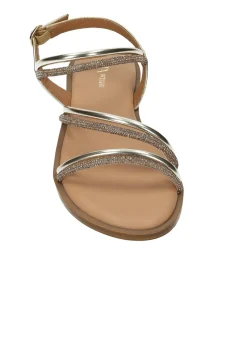 Sandali con listini strass