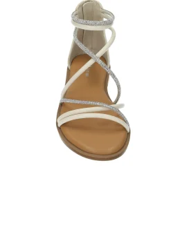 Sandali con listini strass