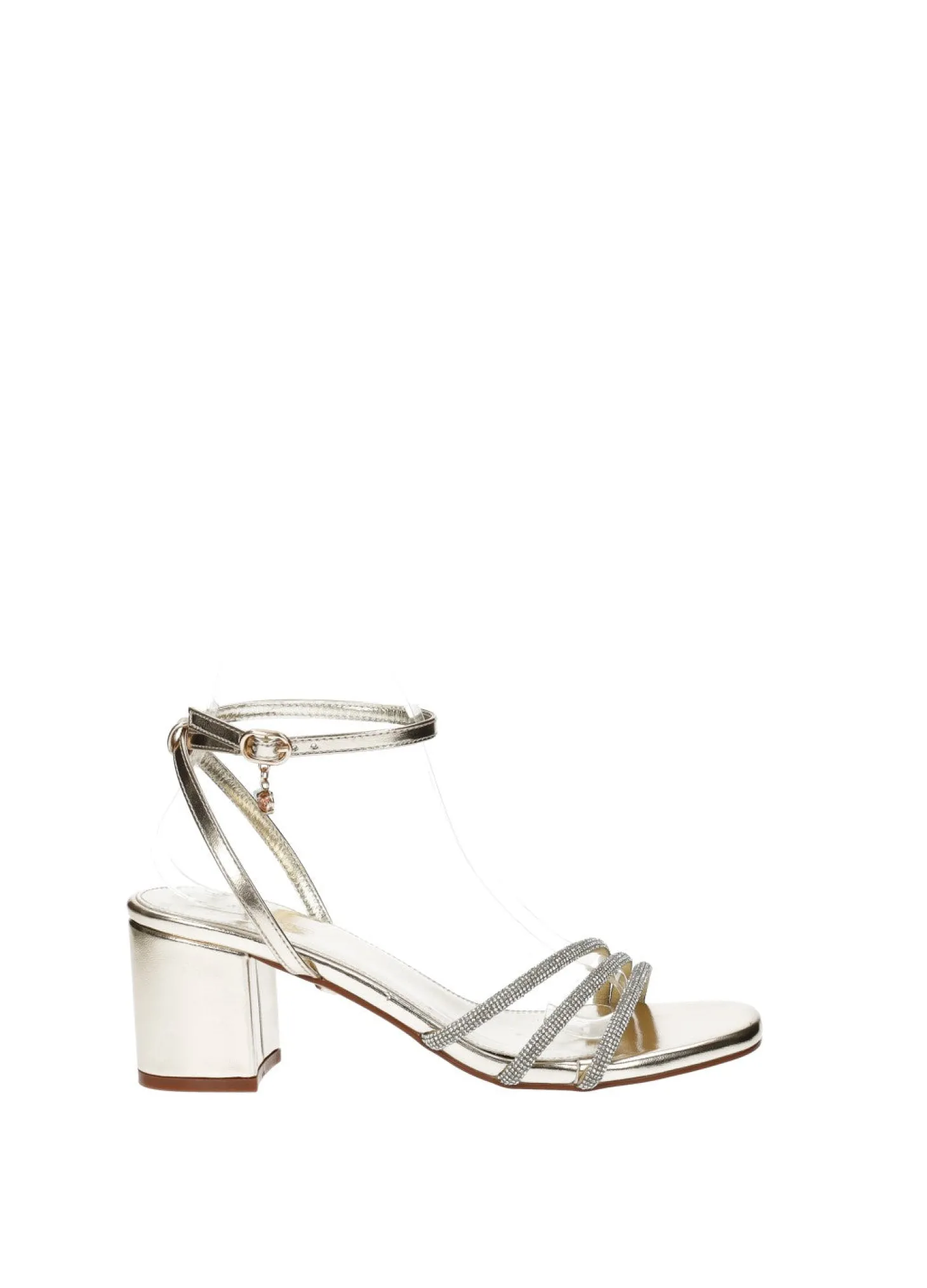 Sandali con listini strass