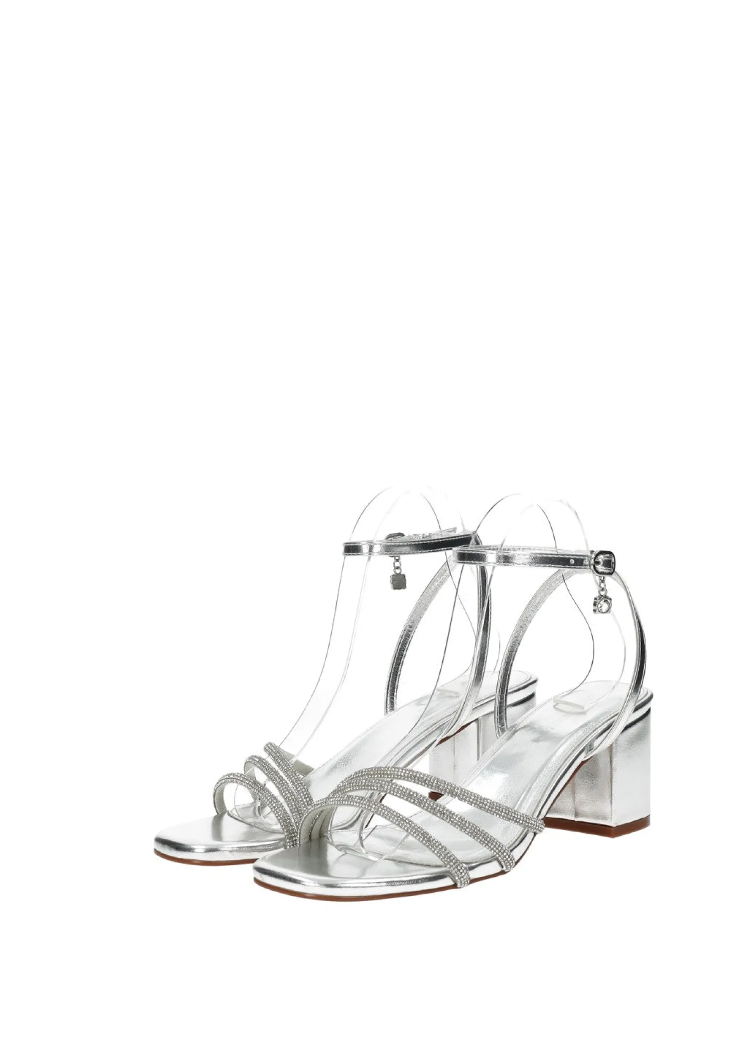 Sandali con listini strass