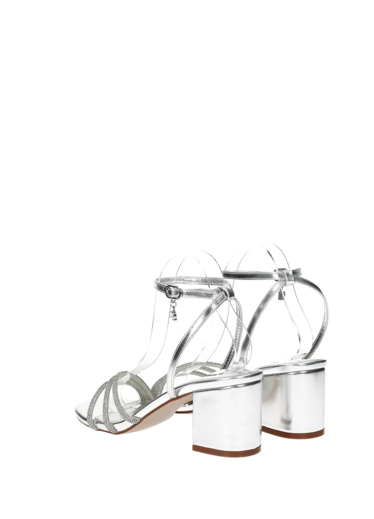 Sandali con listini strass