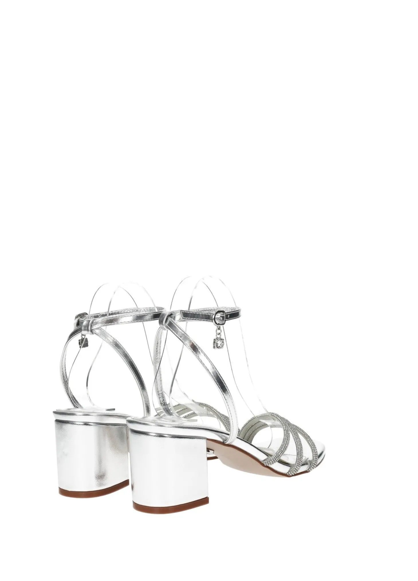 Sandali con listini strass