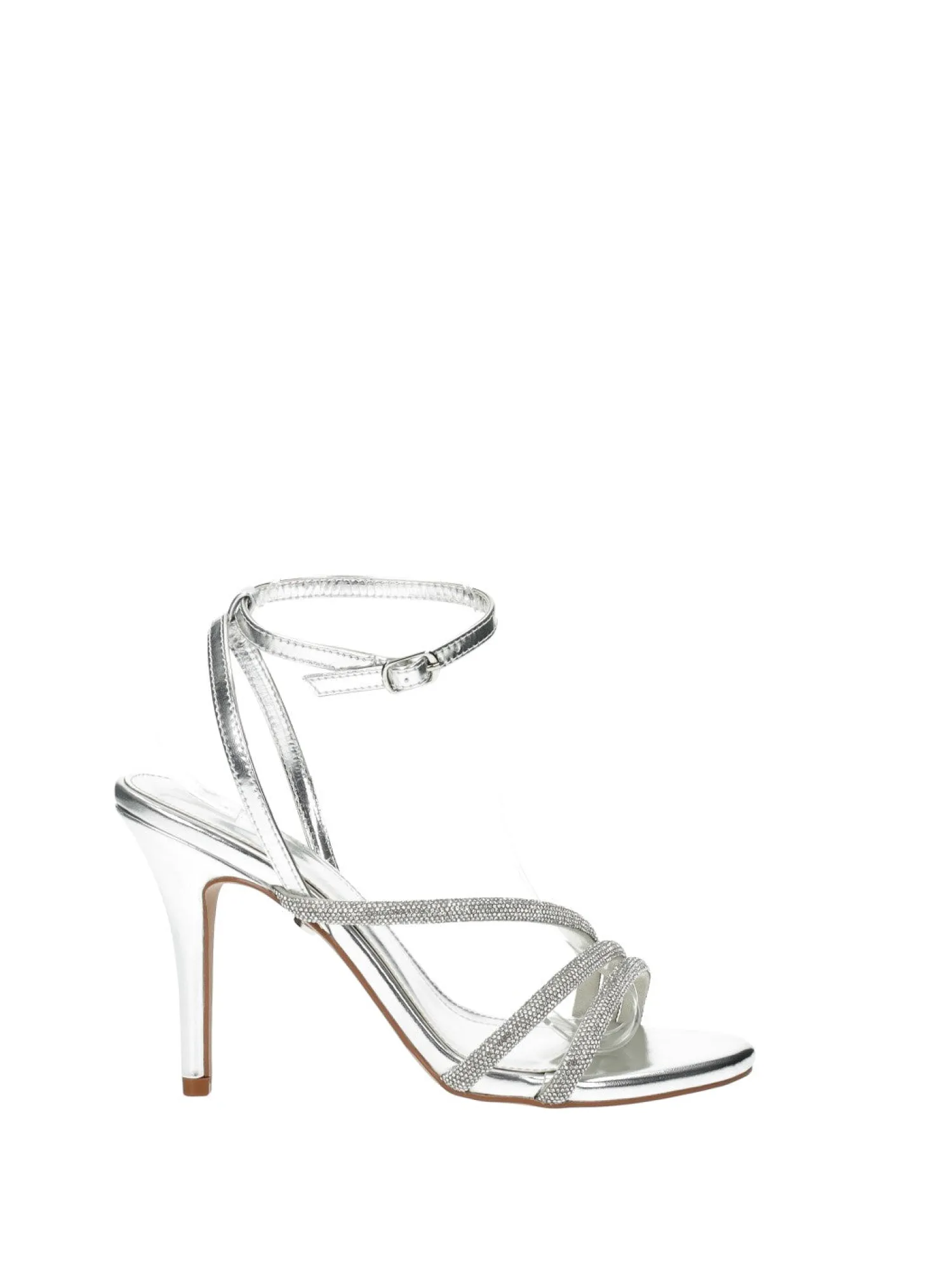 Sandali con listini strass