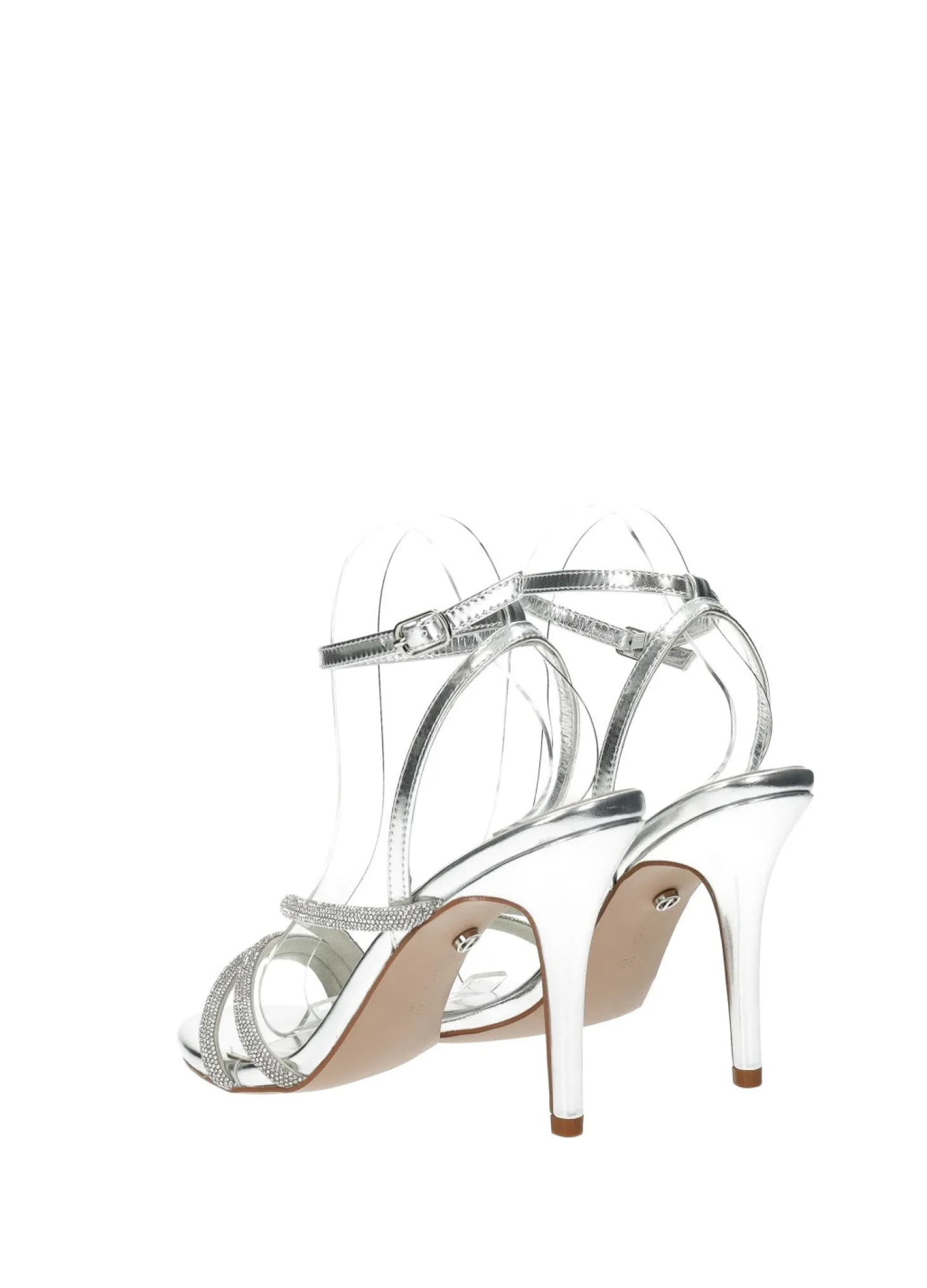 Sandali con listini strass