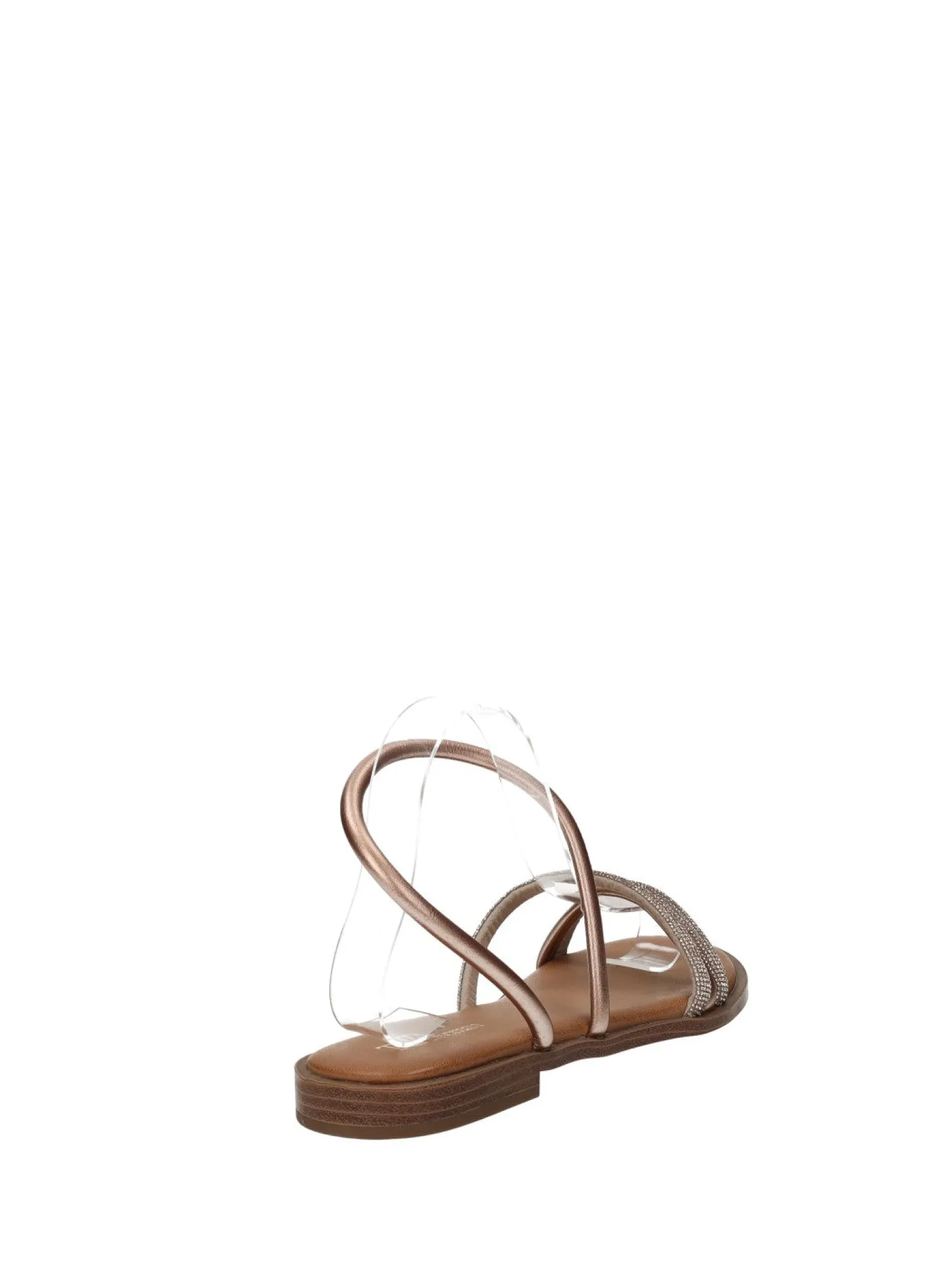 Sandali con listini strass