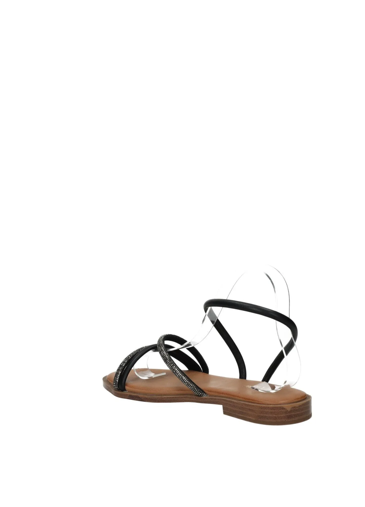 Sandali con listini strass