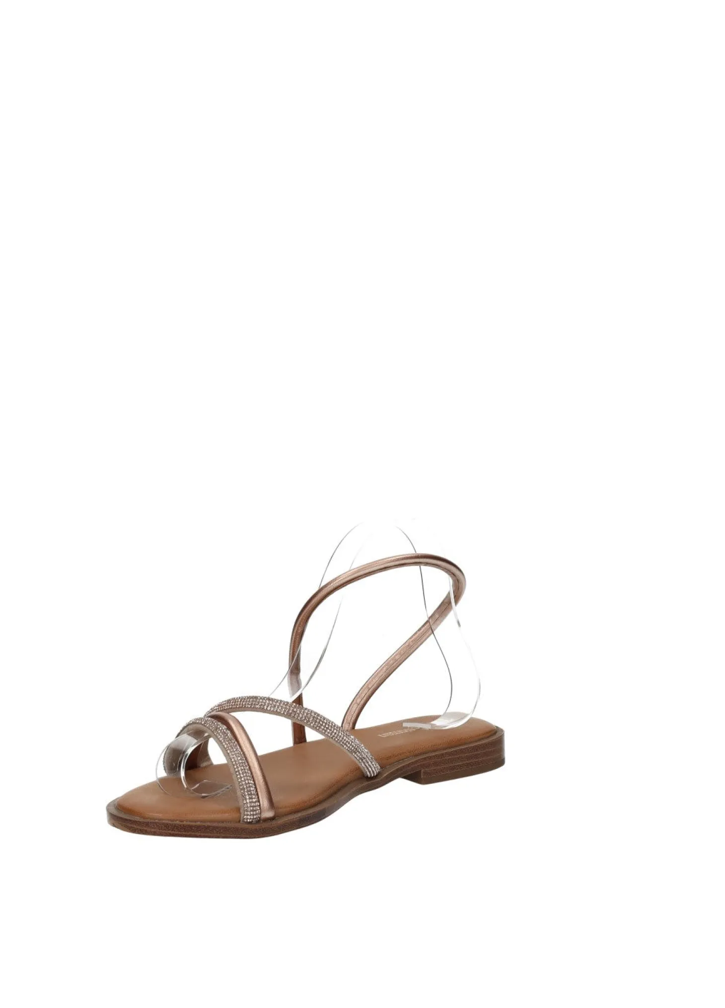 Sandali con listini strass