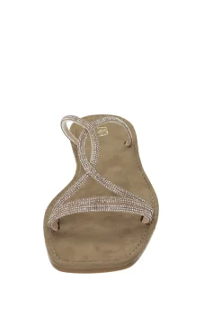 Sandali con listini strass