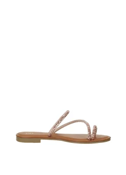 Sandali con listini strass